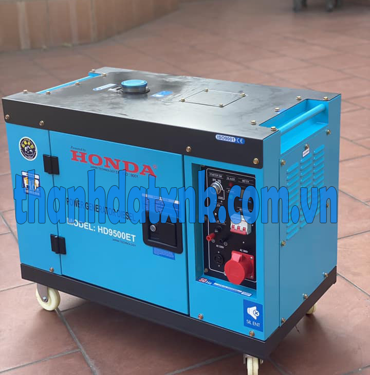 Máy Phát Điện Chạy Dầu 6Kw Honda HD9500ET 3Pha - Hình ảnh 2