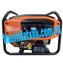 Máy Phát Điện Chạy Xăng 2Kw Huspanda H2600E Đề