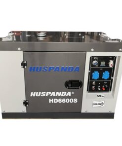 Máy Phát Điện Chạy Dầu 5Kw Huspanda HD6600S Chống Ồn