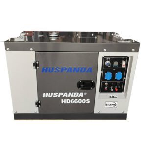 Máy Phát Điện Chạy Dầu 5Kw Huspanda HD6600S Chống Ồn
