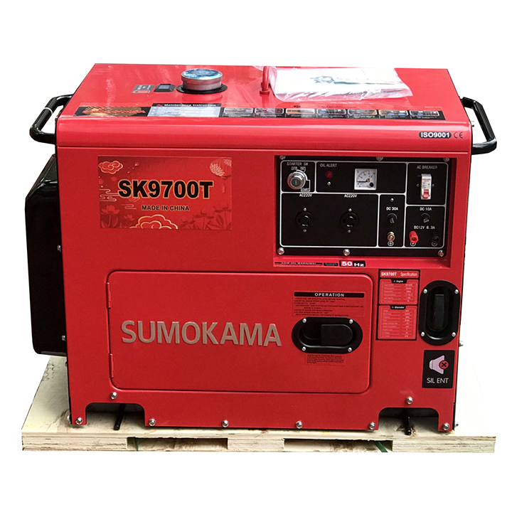 Máy Phát Điện Chạy Dầu 6Kw Sumokama SK9700T