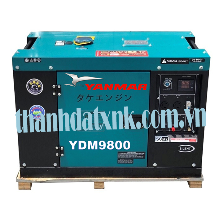 Máy phát điện Yanmar 8.0kw chạy dầu YDM9800