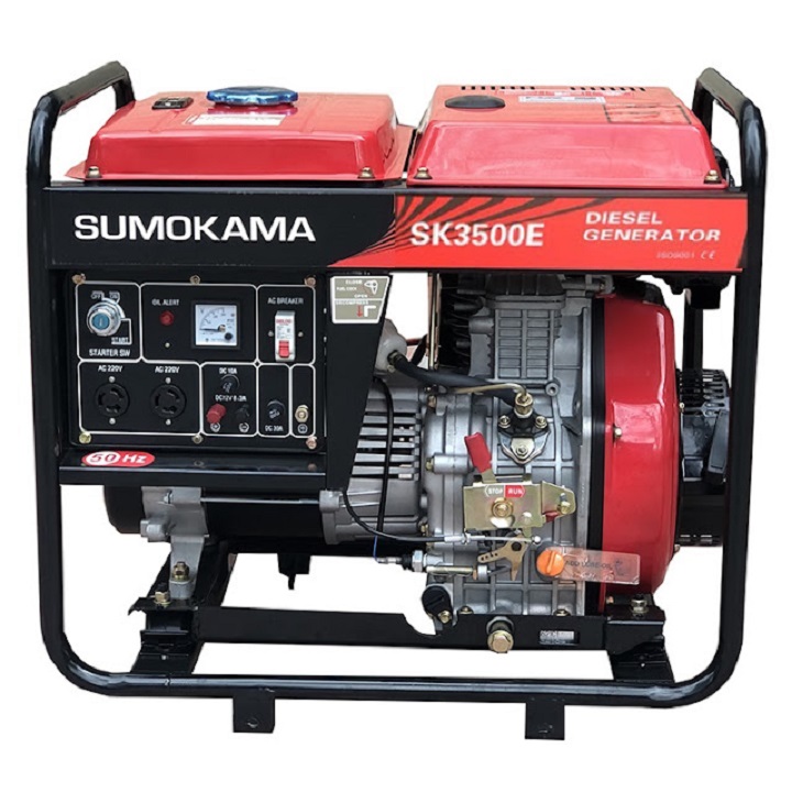 Máy Phát Điện Chạy Dầu 3Kw Sumokama SK3500E