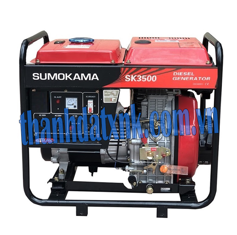 Máy Phát Điện Chạy Dầu 3Kw Sumokama SK3500