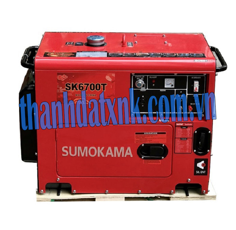 Máy Phát Điện Chạy Dầu 5Kw Sumokama SK6700T