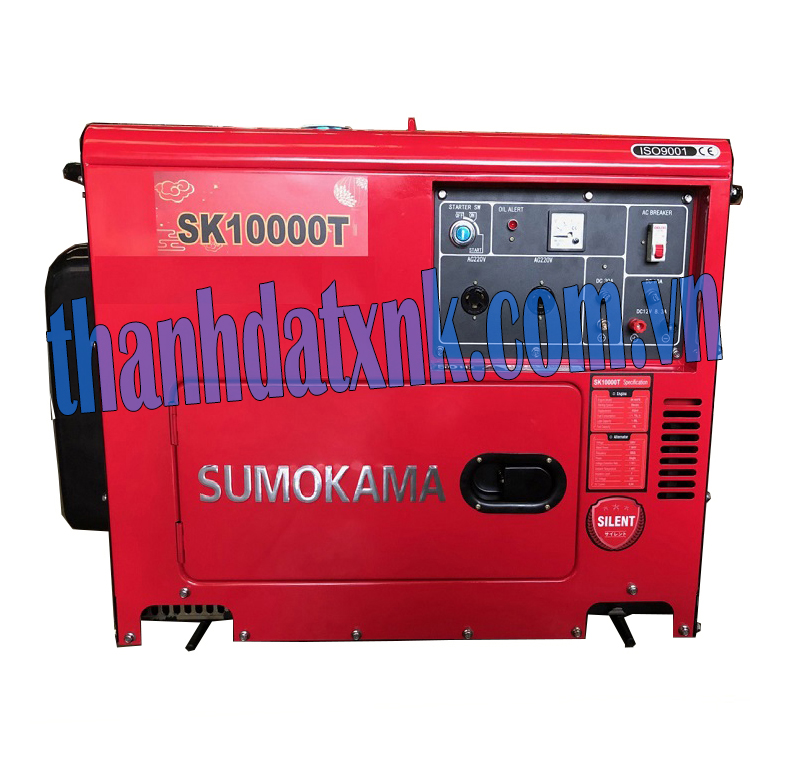 Máy Phát Điện Chạy Dầu  Chống Ồn  7KW Sumokama SK10000T