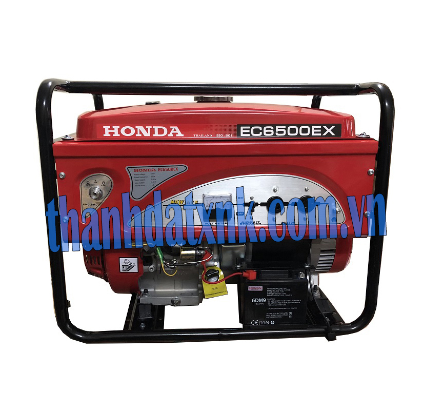 Máy Phát Điện Honda Chạy Xăng 5kw EC6500EX Đề