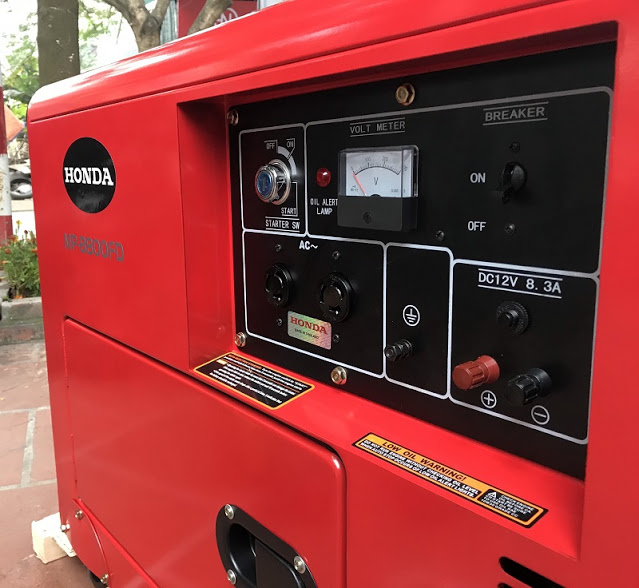 Máy Phát Điện Honda Chạy Dầu 6Kw MP-7800FD - Hình ảnh 4