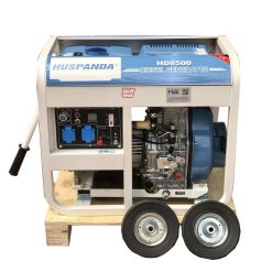 Máy Phát Điện Chạy Dầu 7Kw Huspanda HD8500 Đề