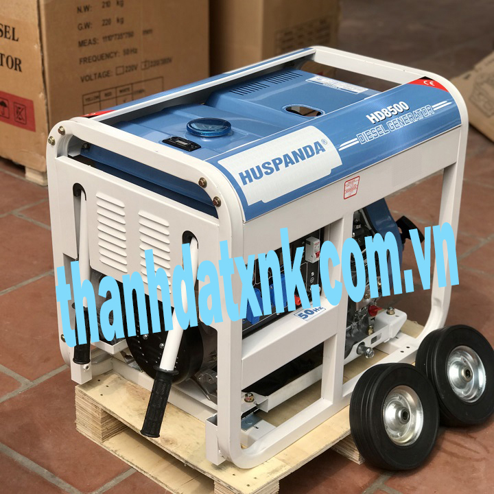 Máy Phát Điện Chạy Dầu 7Kw Huspanda HD8500 Đề - Hình ảnh 2