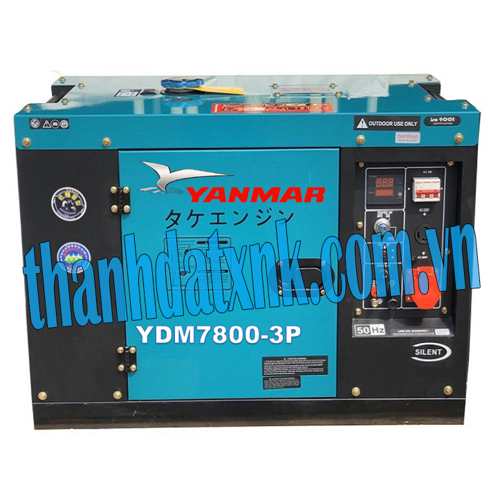 Máy Phát Điện Yanmar 6.0kw Chạy Dầu YDM7800-3