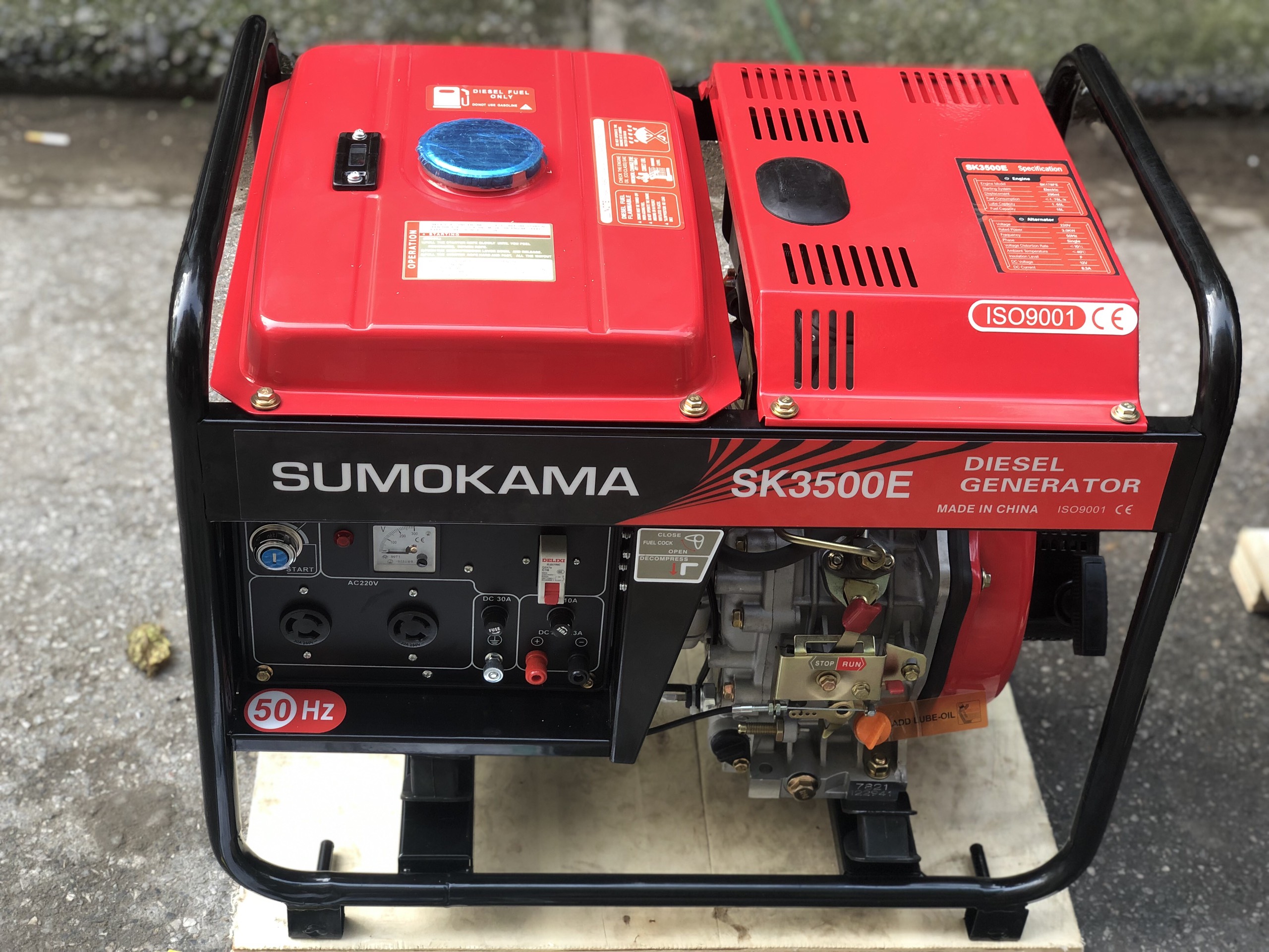 Máy Phát Điện Chạy Dầu 3Kw Sumokama SK3500E - Hình ảnh 4