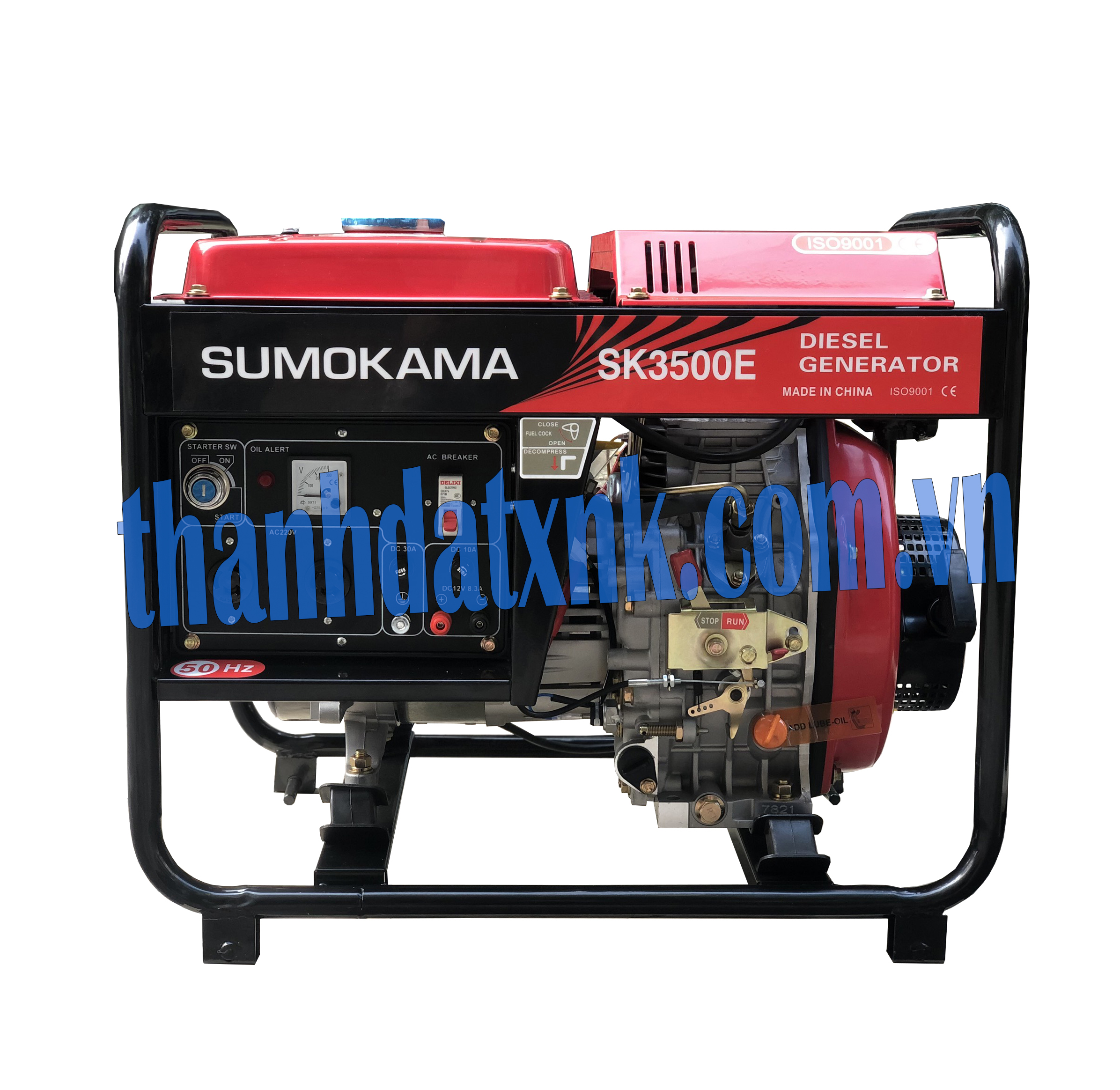 Máy Phát Điện Chạy Dầu 3Kw Sumokama SK3500E