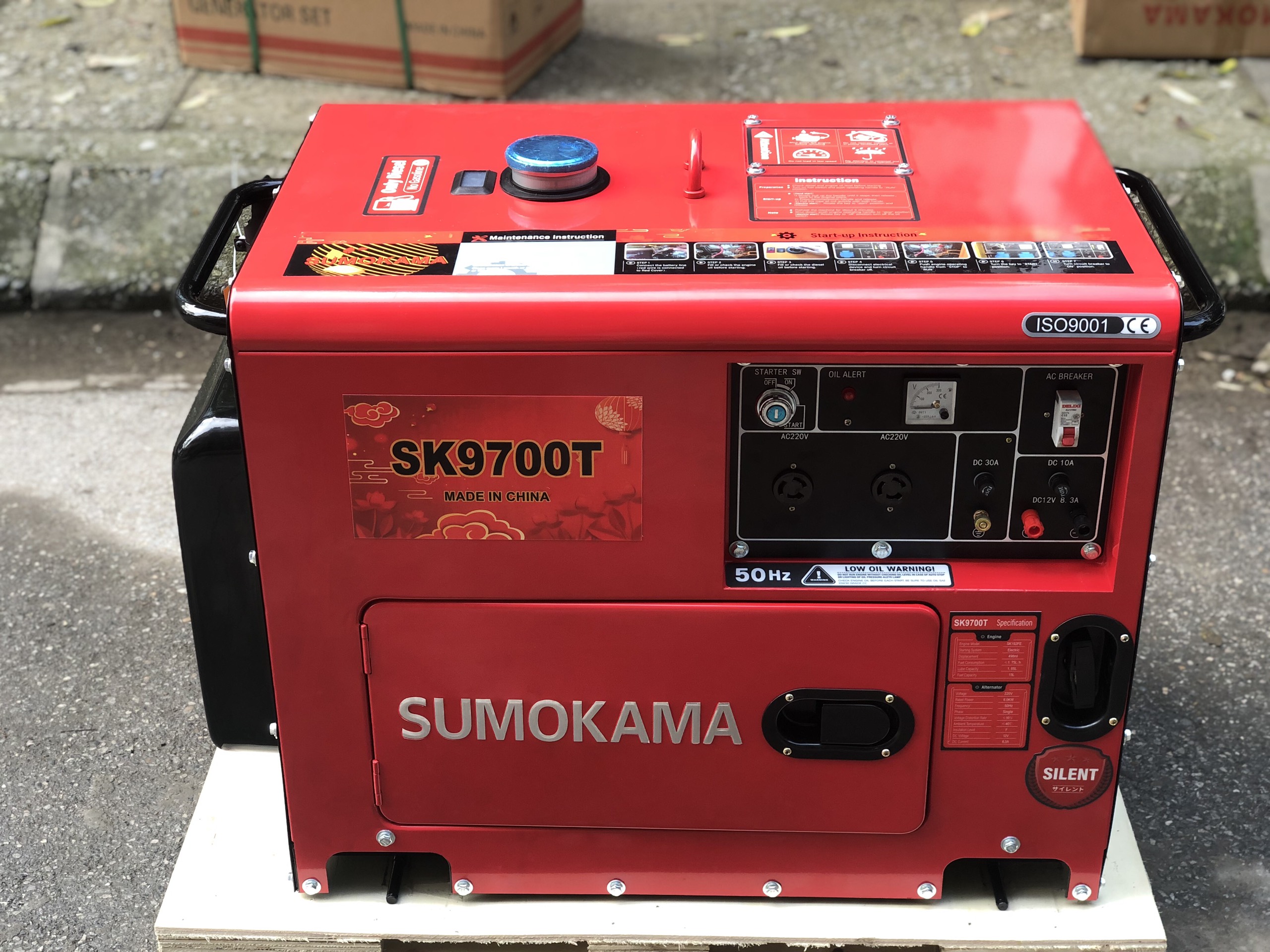Máy Phát Điện Chạy Dầu 6Kw Sumokama SK9700T - Hình ảnh 3