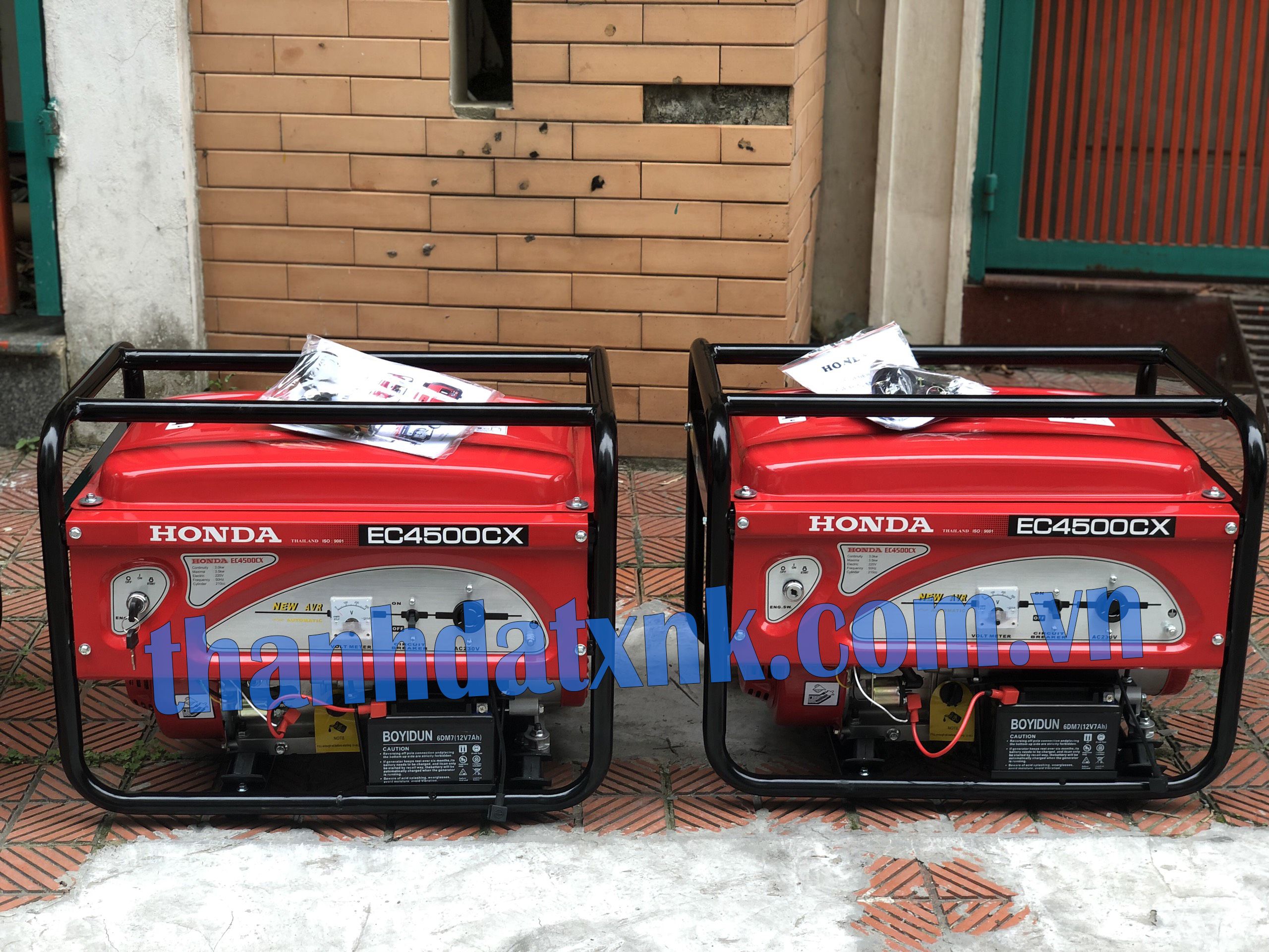 Máy Phát Điện Honda Chạy Xăng 3kw EC 4500EX Đề - Hình ảnh 2