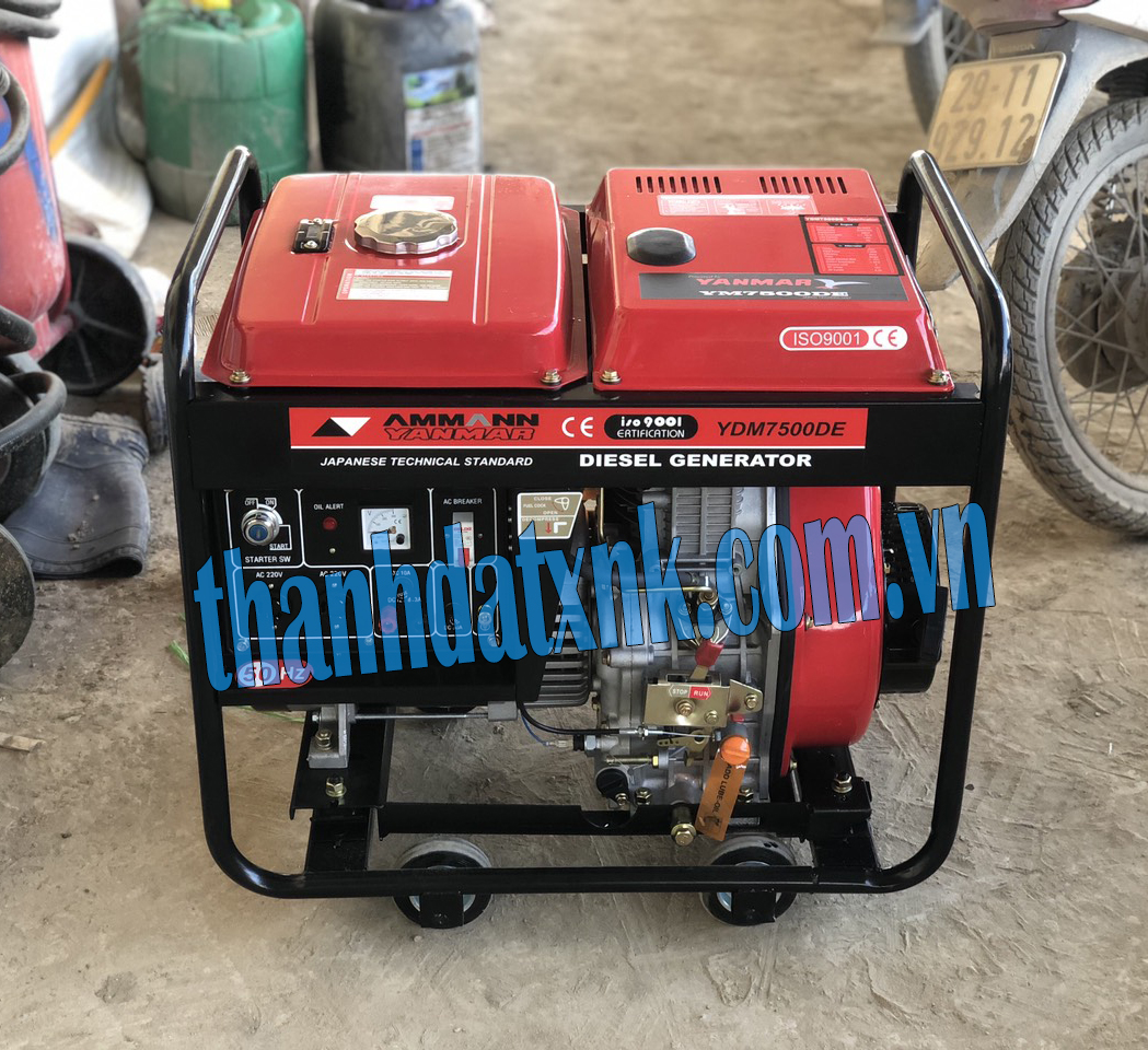 Máy phát điện Yanmar 5.0kw chạy dầu YM7500DE - Hình ảnh 4