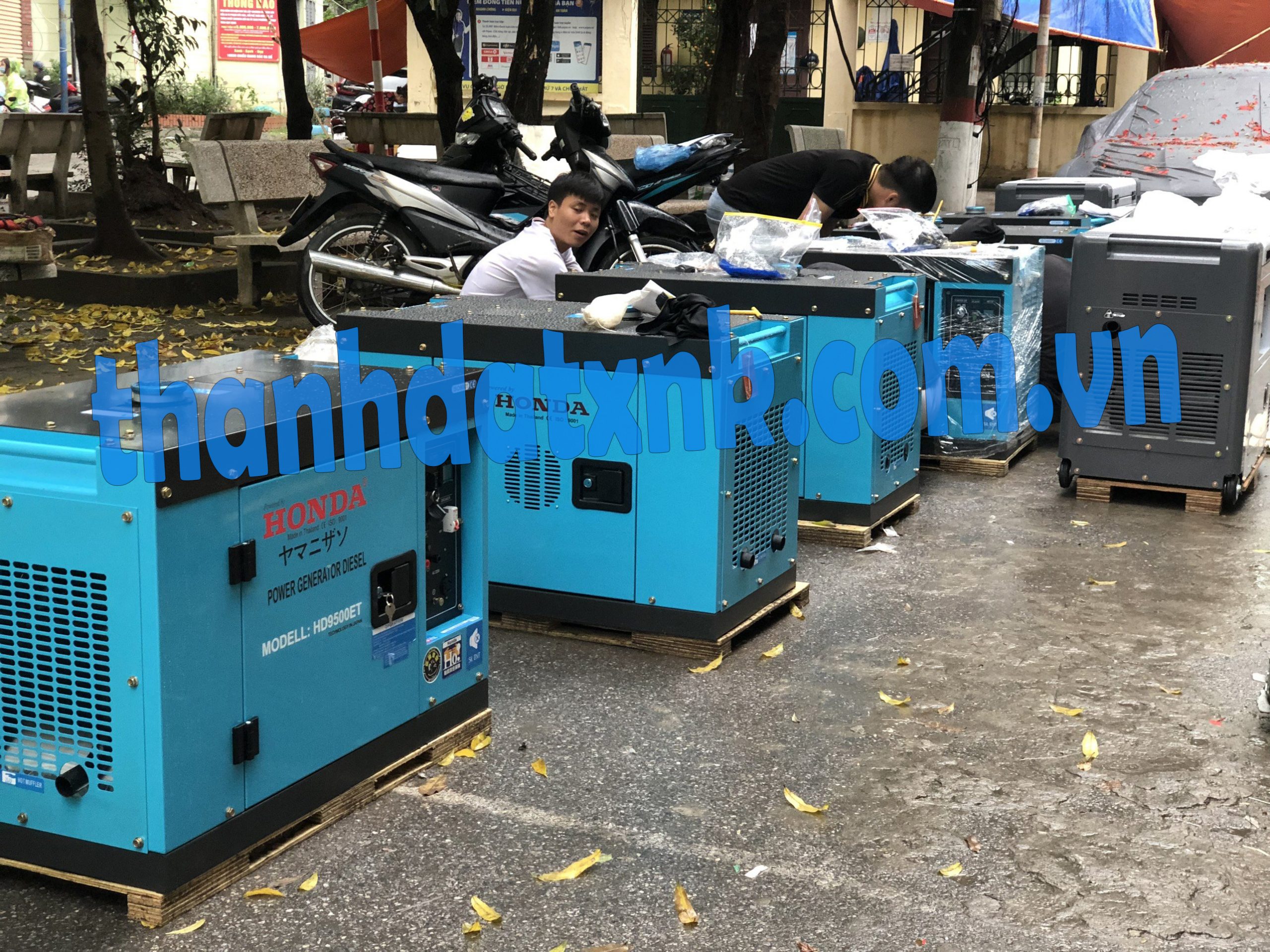 Máy Phát Điện Chạy Dầu 6Kw Honda HD9500ET 3Pha - Hình ảnh 4
