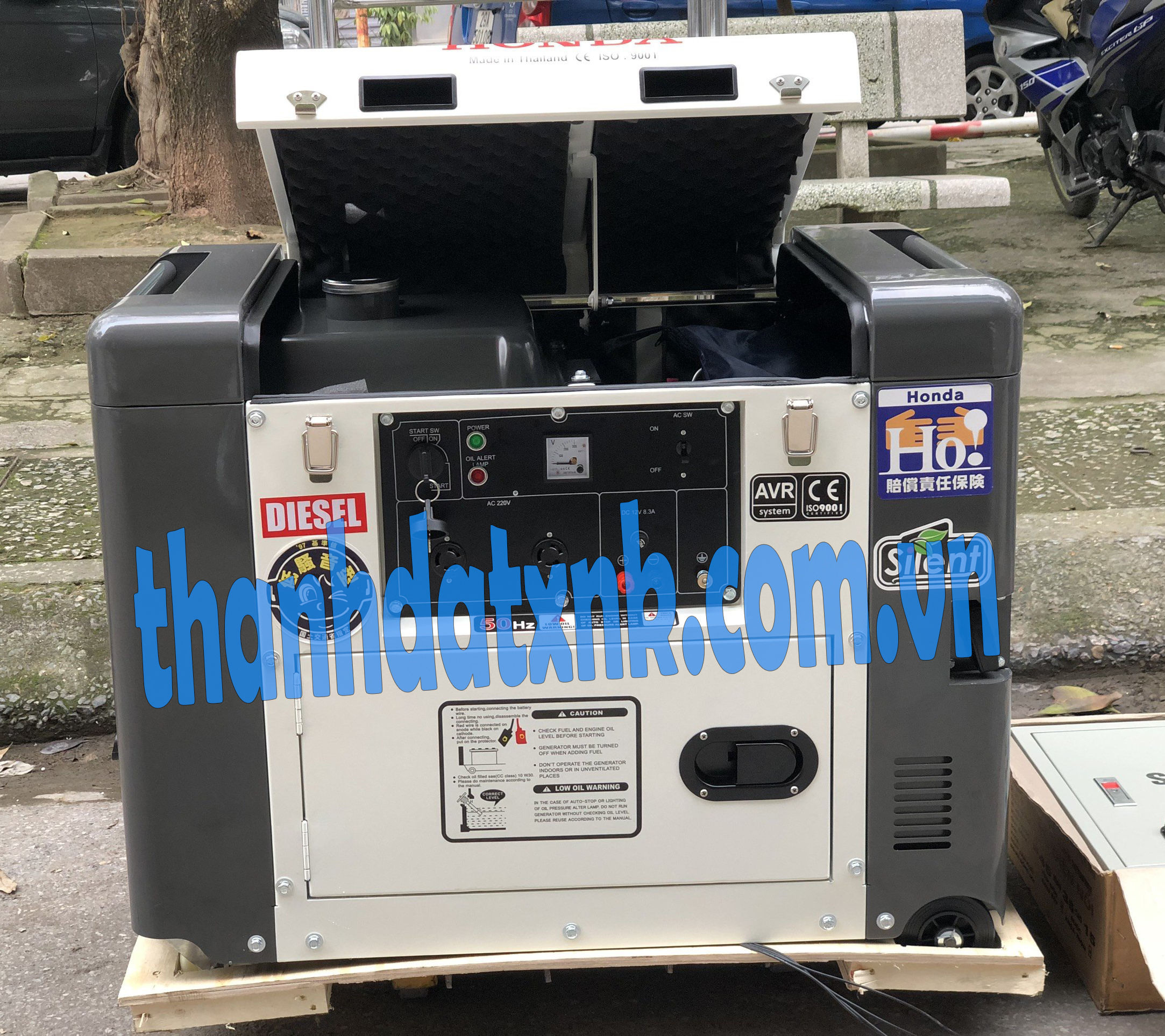 Máy Phát Điện Honda Chạy Dầu 5Kw HD8500ET - Hình ảnh 2