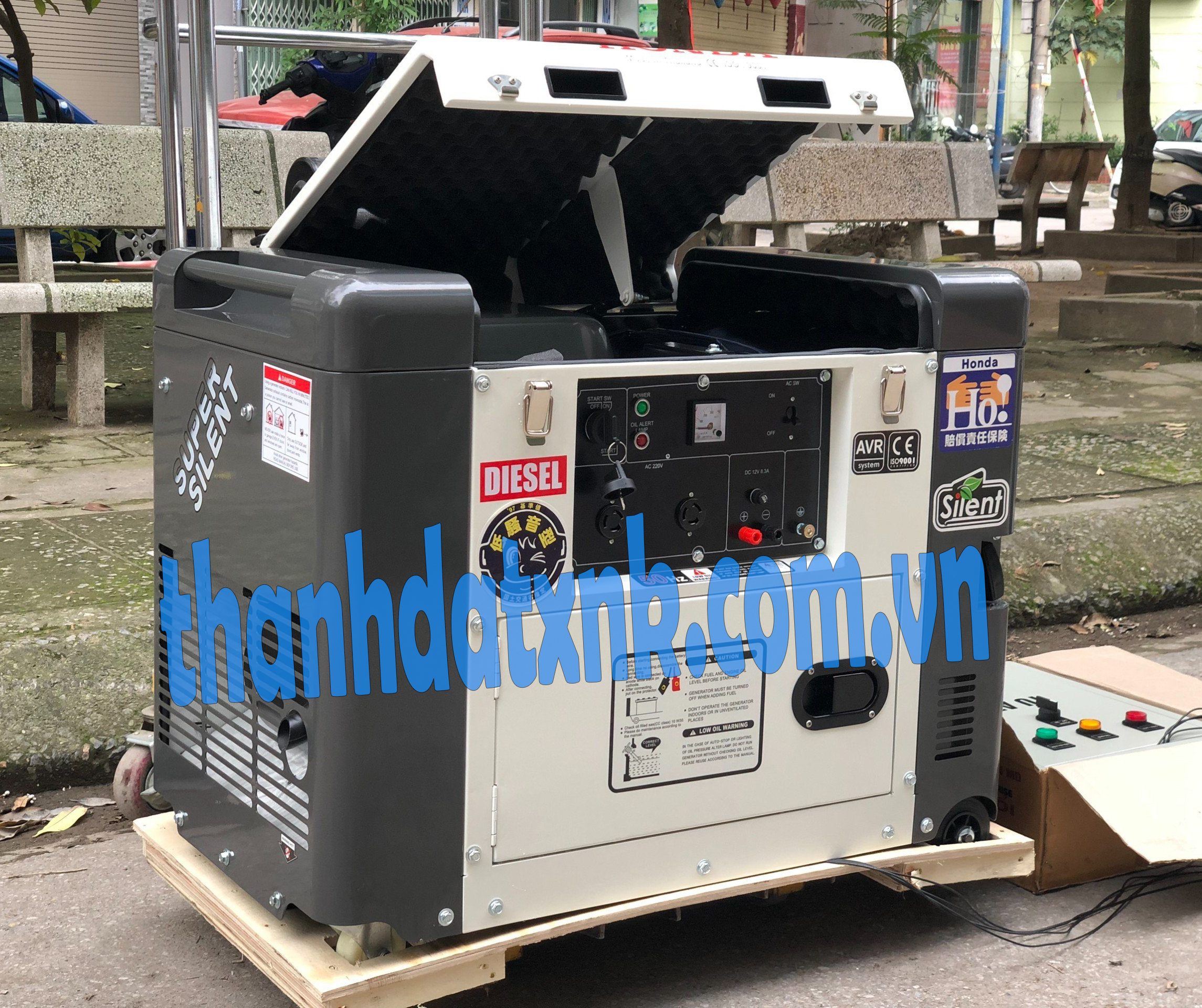 Máy Phát Điện Honda Chạy Dầu 5Kw HD8500ET - Hình ảnh 4