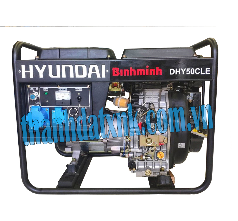 Máy Phát Điện Chạy Dầu 4.2KVA-4.6KVA Hyundai DHY50CLE