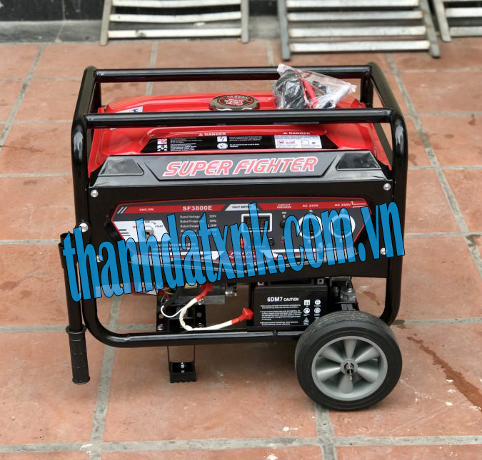 Máy Phát Điện Chạy Xăng 3.5kw Super Fighter SF3800E Đề - Hình ảnh 3