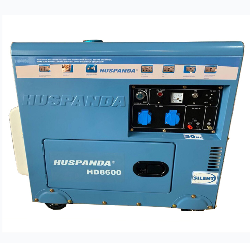 Máy Phát Điện Chạy Dầu 7Kw Huspanda HD8600