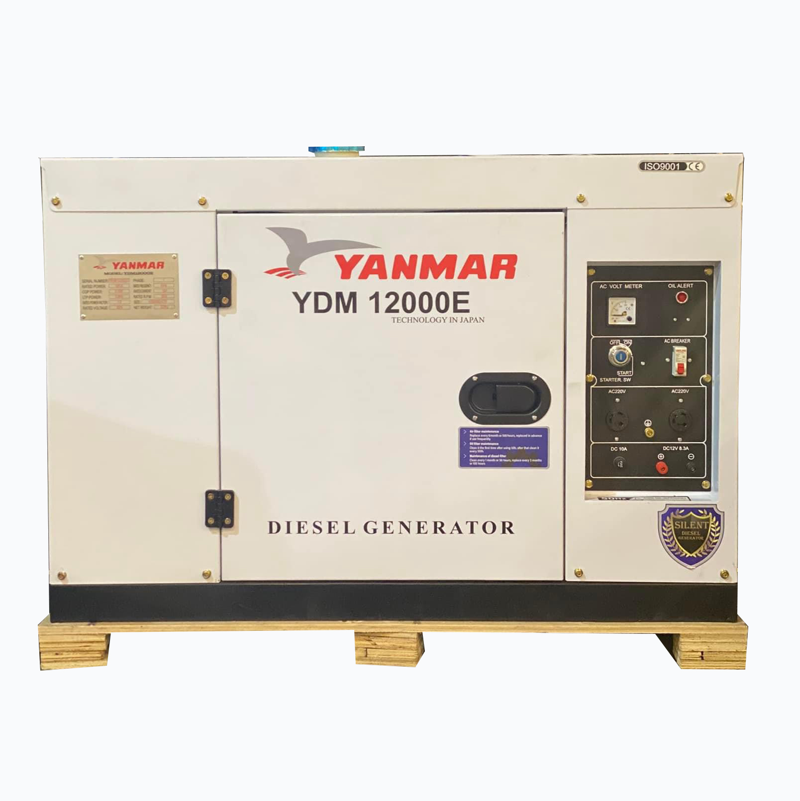 Máy Phát Điện Chạy Dầu Yanmar YDM12000E 11KVA