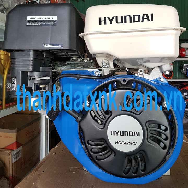 Động Cơ Xăng 15Hp Hyundai HGE420RC Trục Lệch - Hình ảnh 2