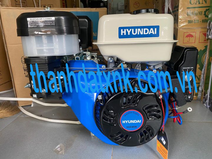 Động Cơ Xăng Hyundai 18Hp HGE460E Có Đề - Hình ảnh 3