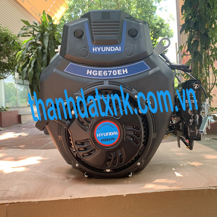 Động Cơ Xăng Hyundai 22Hp HGE670EH - Hình ảnh 2