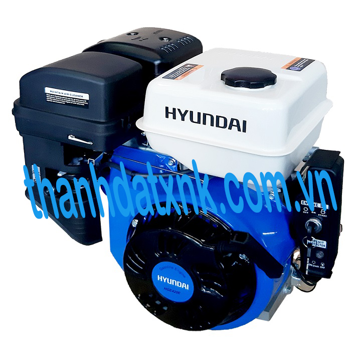 Động Cơ Xăng 15HP Hyundai HGE420E Có Đề - Hình ảnh 2