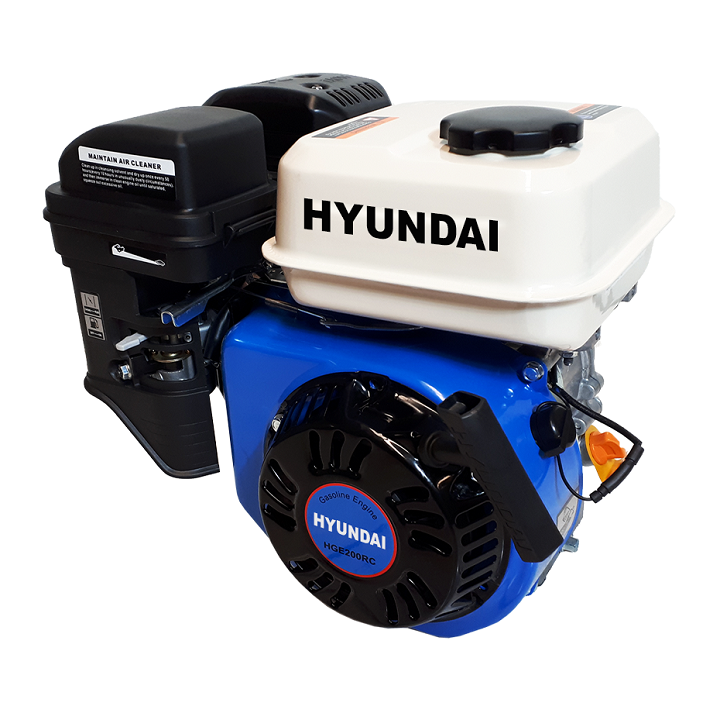 Động Cơ Xăng 6.5Hp Hyundai HGE200RC Trục Lệch