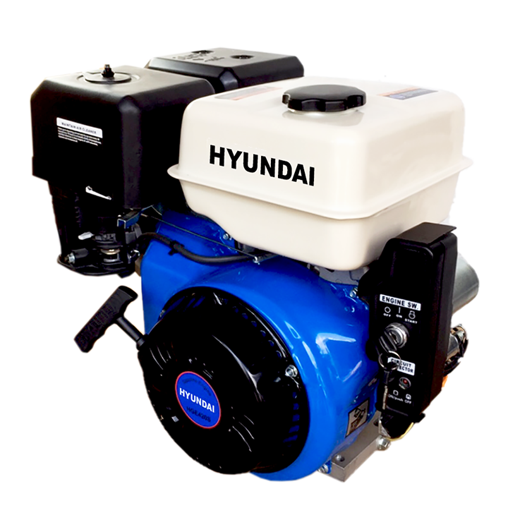 Động Cơ Xăng 15Hp Hyundai HGE420RCE Trục Lệch Có Đề