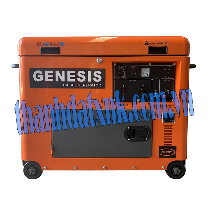 Máy Phát Điện Chạy Dầu 5kw Genesis GD6800EWS
