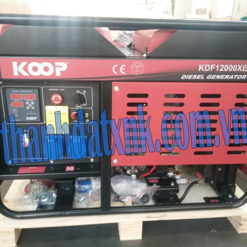 Máy Phát Điện Chạy Dầu 10Kw Koop KDF12000XE