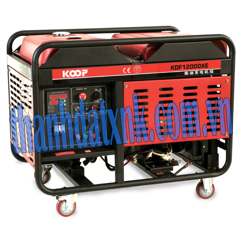 Máy Phát Điện Chạy Dầu 10Kw Koop KDF12000XE