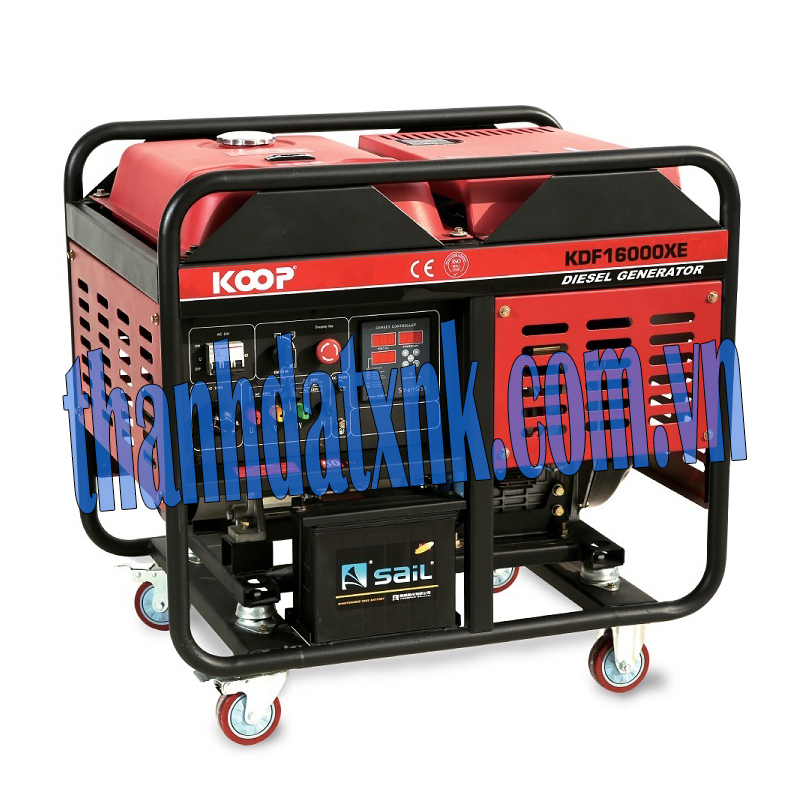 Máy Phát Điện Chạy Dầu 12Kw Koop KDF16000XE