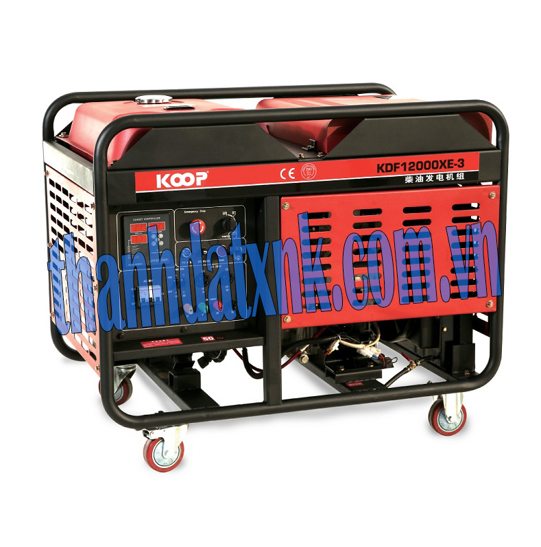 Máy Phát Điện Chạy Dầu 10Kw Koop KDF12000XE 3 Pha