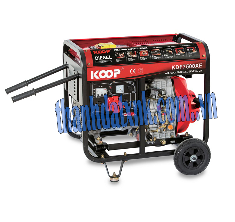 Máy Phát Điện Chạy Dầu 5Kw Koop KDF7500XE