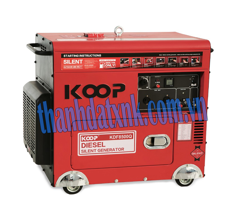 Máy Phát Điện Chạy Dầu 6kw Koop KDF8500Q