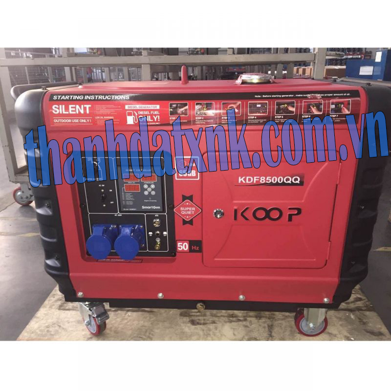 Máy Phát Điện Chạy Dầu 6Kw Koop KDF8500QQ Siêu Chống Ồn - Hình ảnh 2