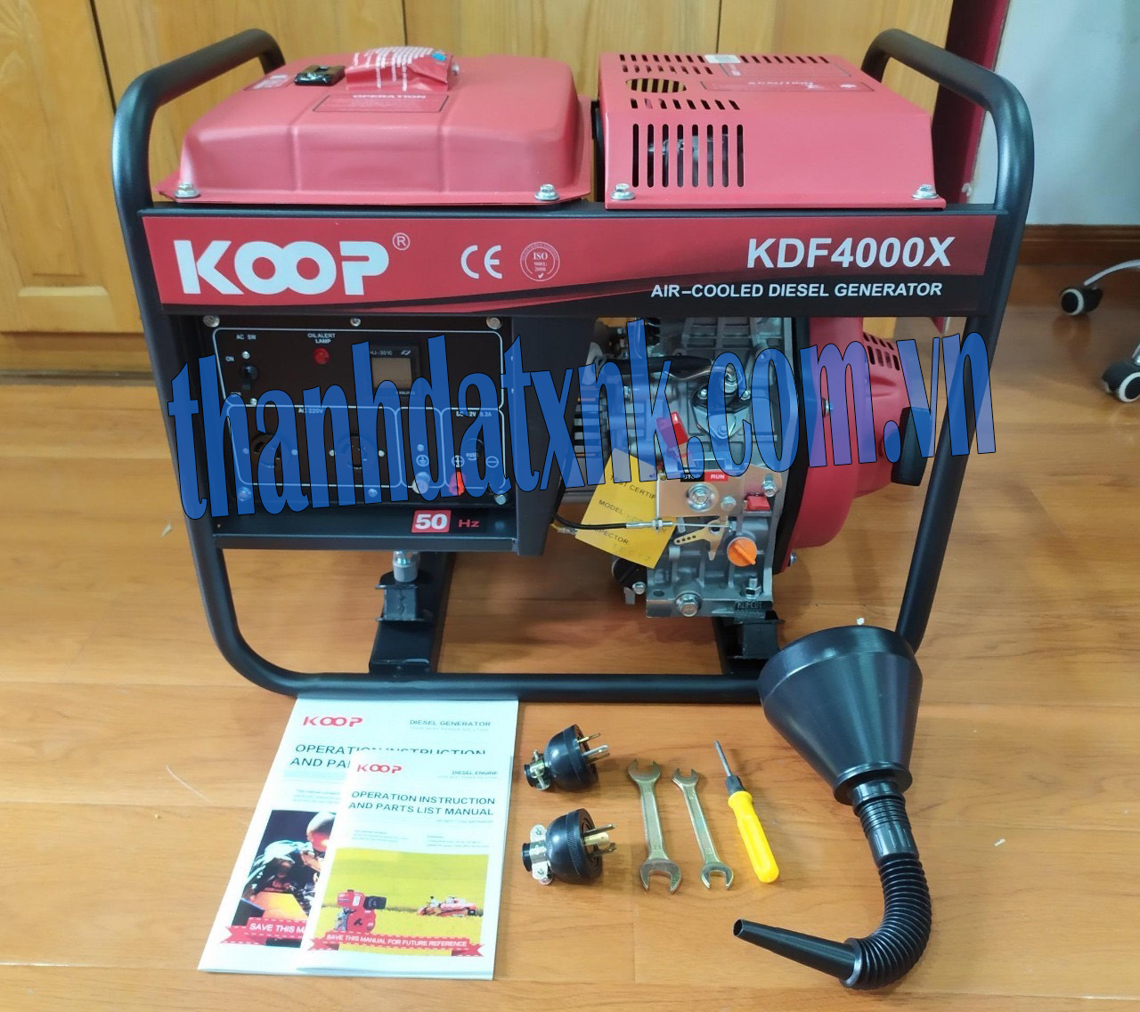 Máy Phát Điện Chạy Dầu 3Kw Koop KDF4000X