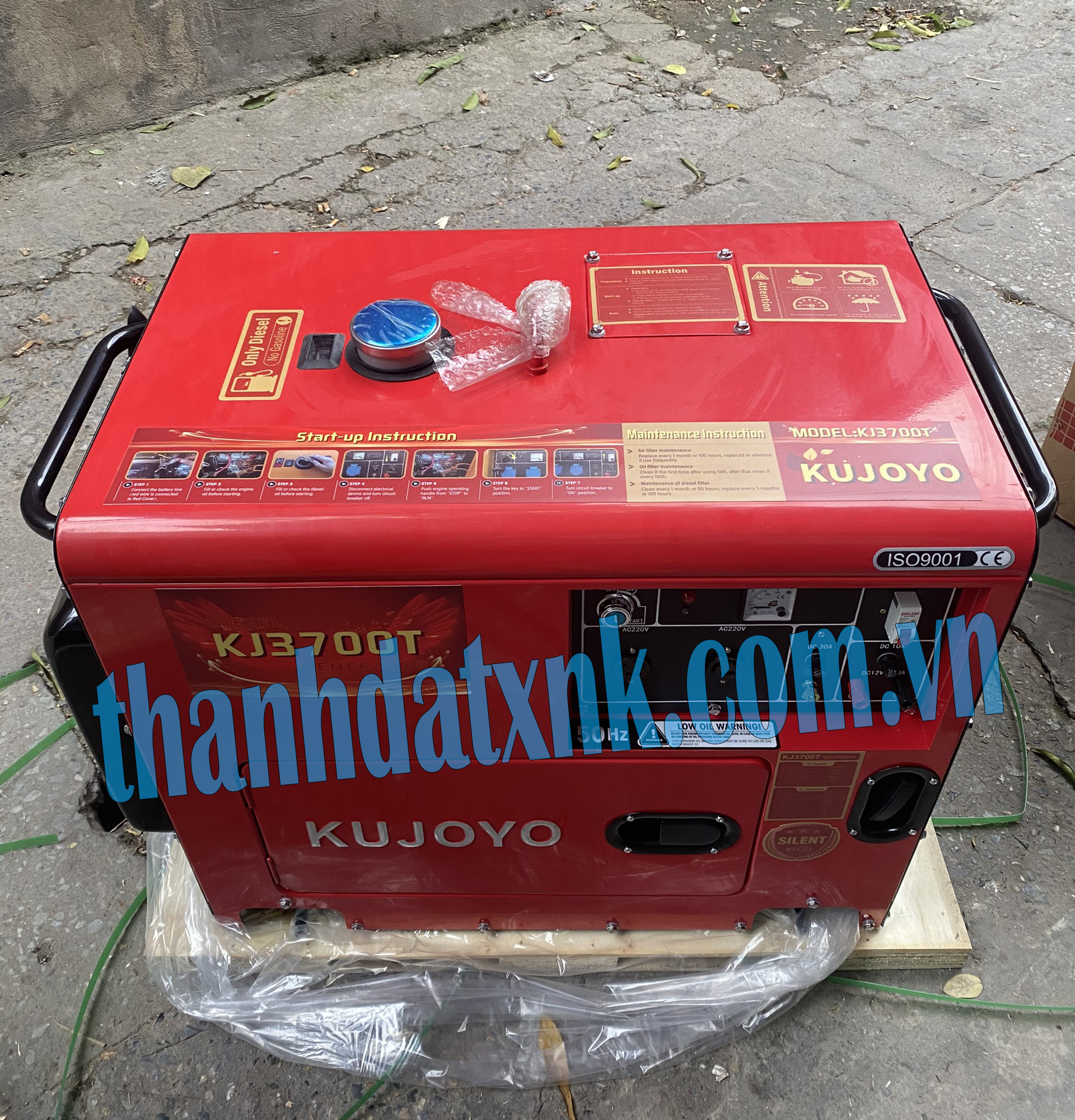 Máy Phát Điện Chạy Dầu 3Kw Kujoyo KJ3700T - Hình ảnh 2