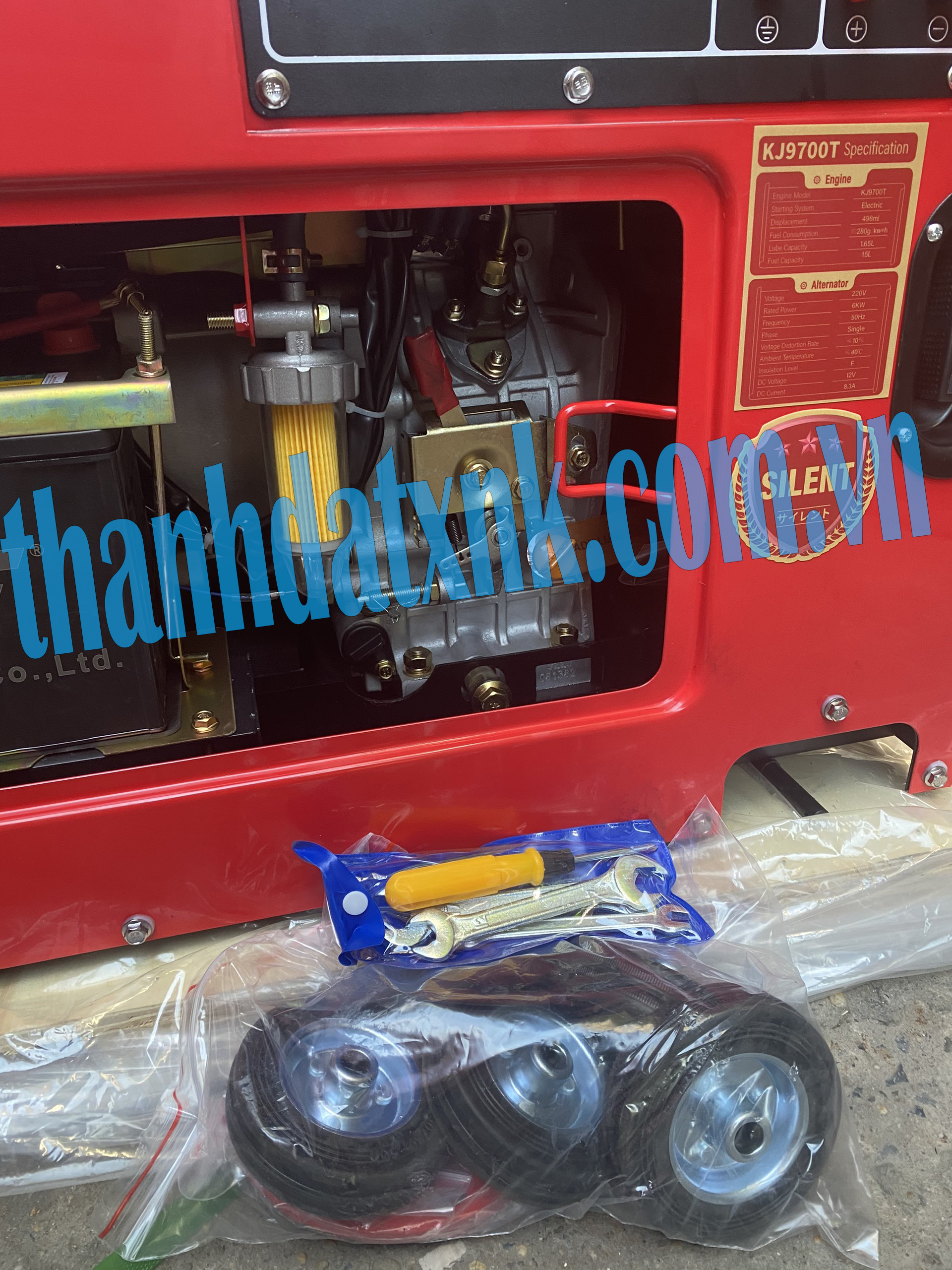 Máy Phát Điện Chạy Dầu 6Kw Kujoyo KJ9700T - Hình ảnh 4