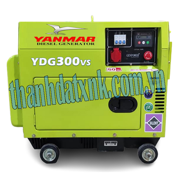 Máy Phát Điện Chạy Dầu 3Kw Yanmar YDG300vs 3Phase