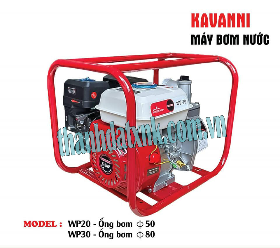 Máy Bơm Nước Chạy Xăng 5.5Hp Kavanni WP-20
