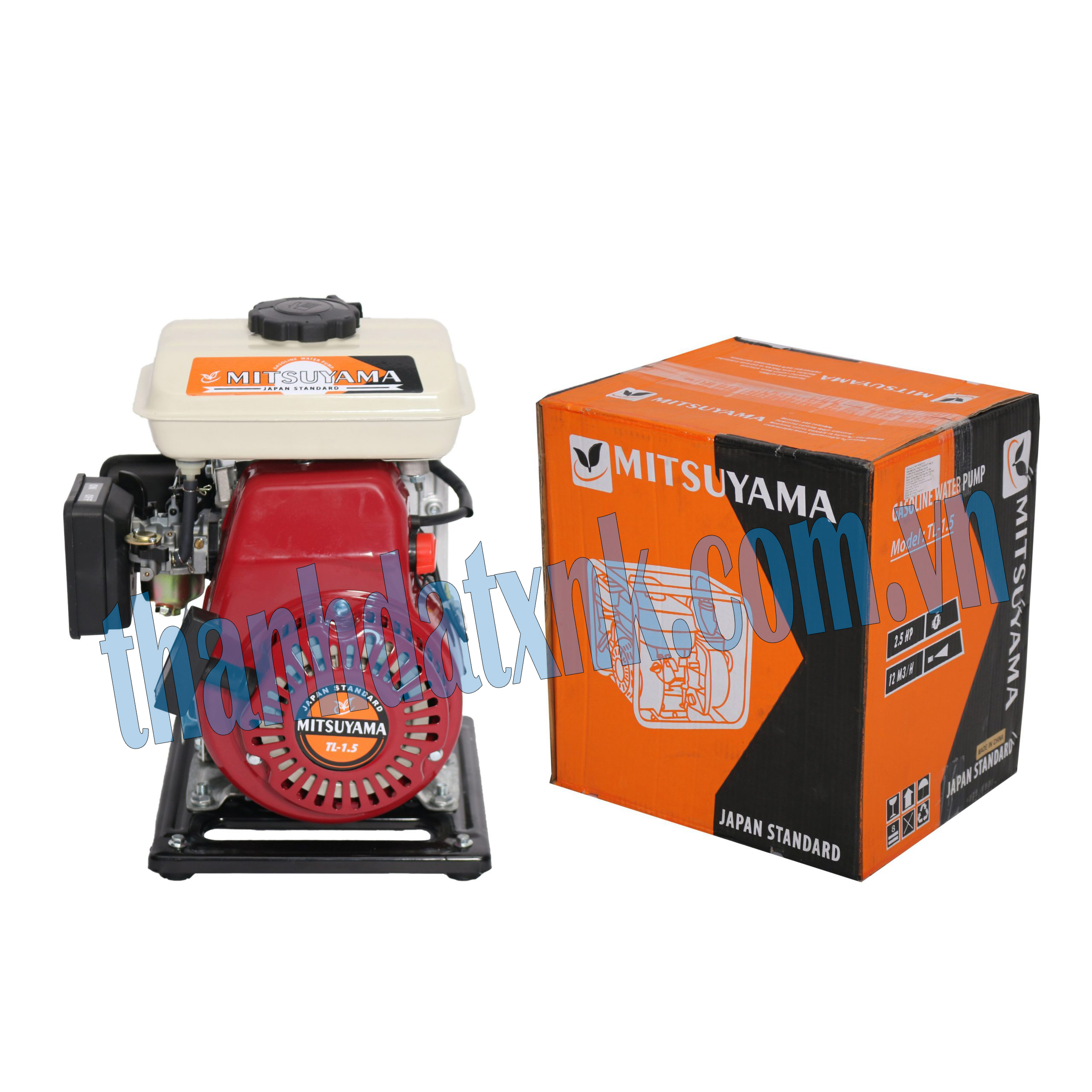 Máy Bơm Nước Chạy Xăng 2.5HP Mitsuyama TL-1.5 - Hình ảnh 4