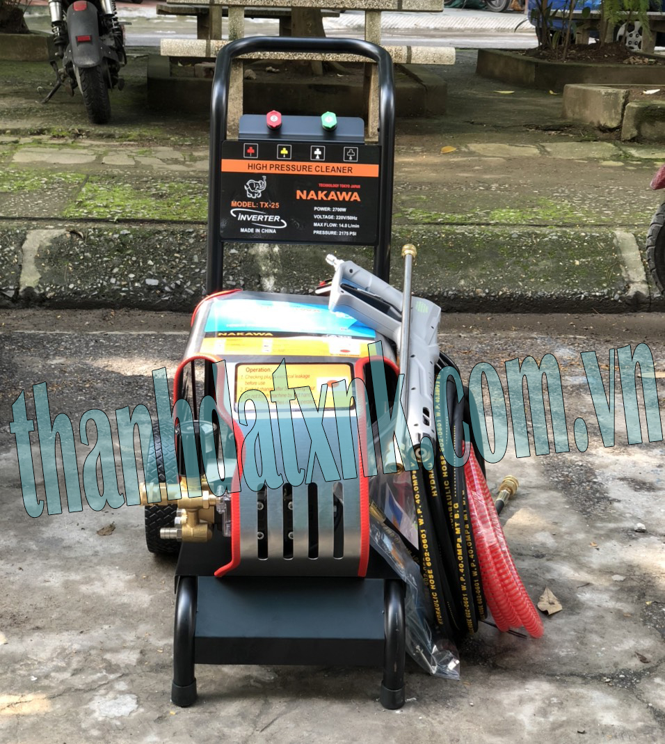Máy Rửa Xe Cao Áp 2.5Kw Nakawa TX-25 - Hình ảnh 3