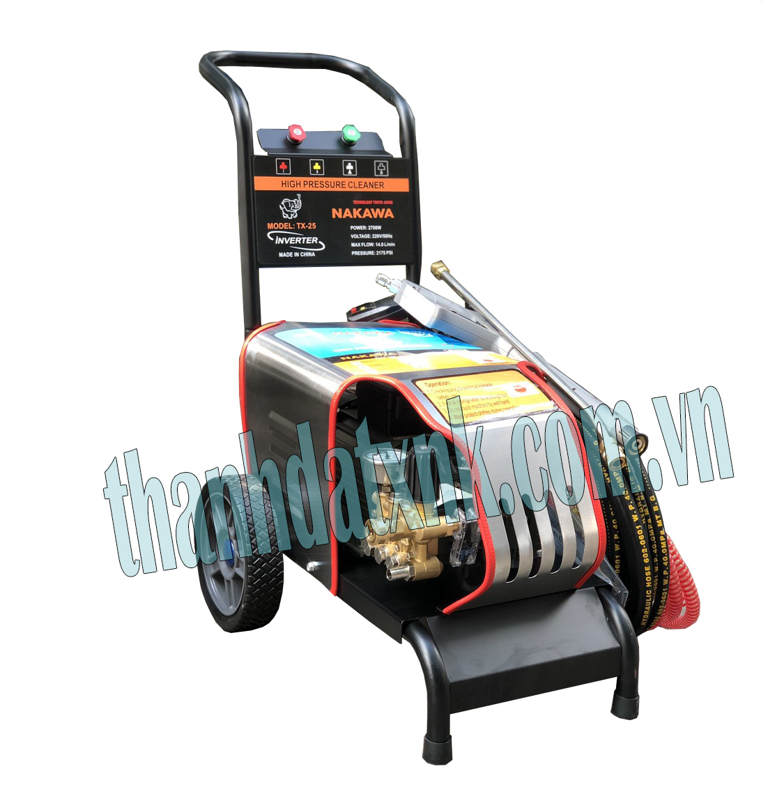 Máy Rửa Xe Cao Áp 2.5Kw Nakawa TX-25