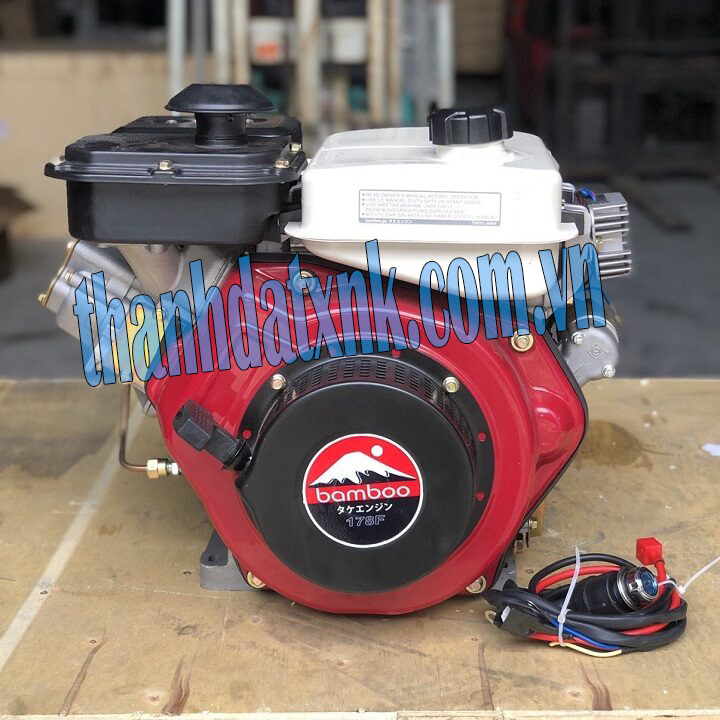Động Cơ Bamboo 7HP 178F Chạy Dầu – Có Đề - Hình ảnh 2